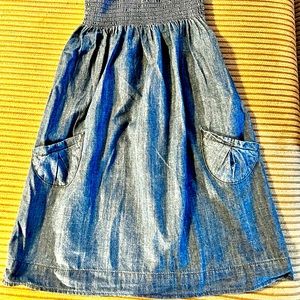 GAP jean dress, cute and cool!